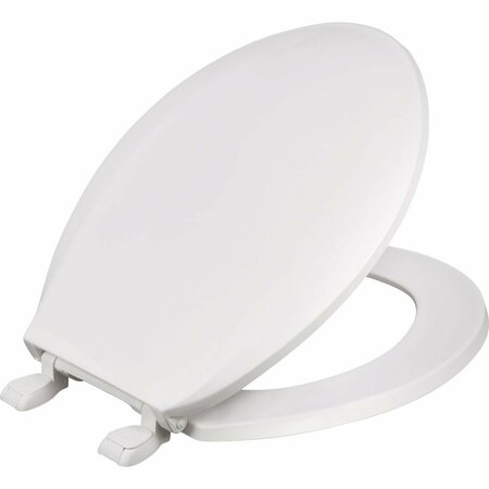 CENTOCO Round Closed Front White Plastic Standard Toilet Seat HP1200-001